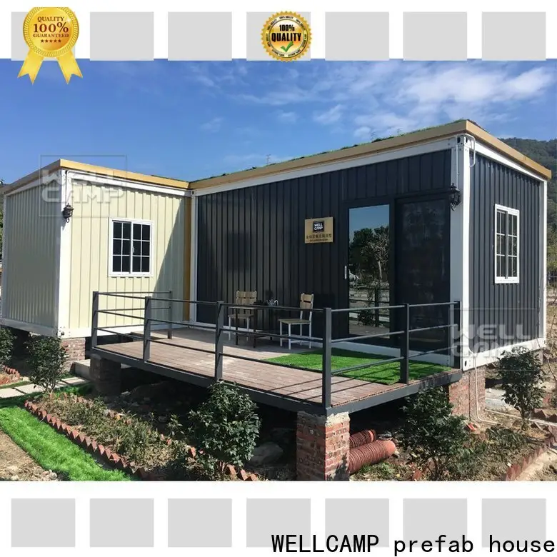 WELLCAMP, WELLCAMP prefab house, WELLCAMP container house folding shipping crate homes labour camp 1