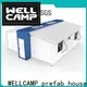 WELLCAMP, WELLCAMP prefab house, WELLCAMP container house container shelter with two bedroom for apartment 1