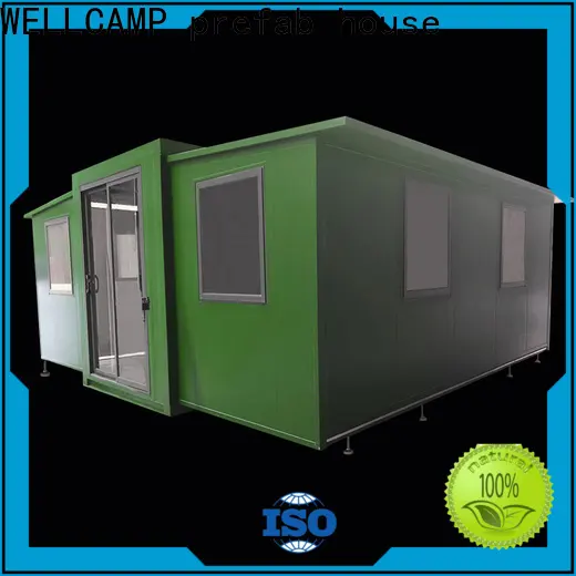 WELLCAMP, WELLCAMP prefab house, WELLCAMP container house easy install container shelter with two bedroom for dormitory 1