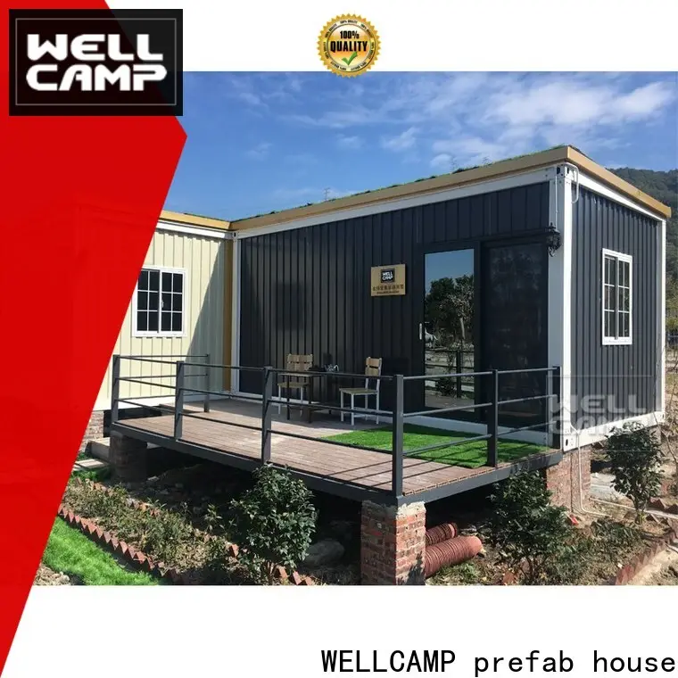WELLCAMP, WELLCAMP prefab house, WELLCAMP container house premade shipping container home designs in garden 1
