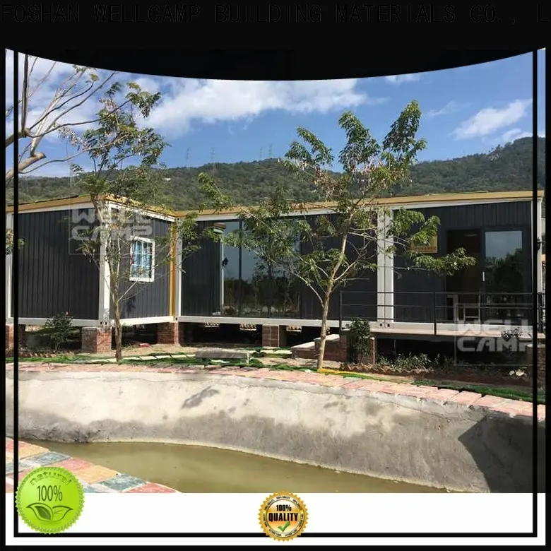 WELLCAMP, WELLCAMP prefab house, WELLCAMP container house low cost storage container homes for sale in garden for hotel 1