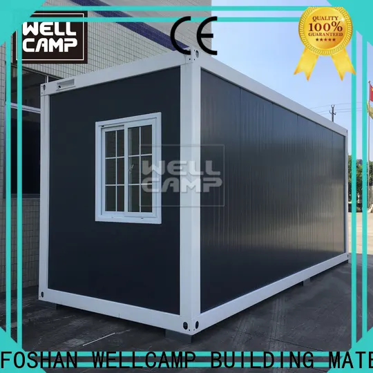 WELLCAMP, WELLCAMP prefab house, WELLCAMP container house flat pack container house with walkway online 1