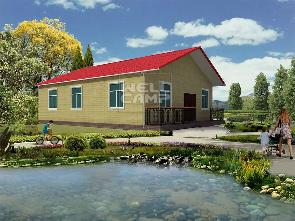 WELLCAMP, WELLCAMP prefab house, WELLCAMP container house Holiday Customized Concrete Prefab Villa Prefabricated Concrete Villa image120
