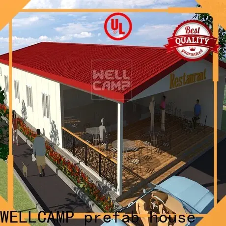 WELLCAMP, WELLCAMP prefab house, WELLCAMP container house fast install prefabricated villa apartment for restaurant 1
