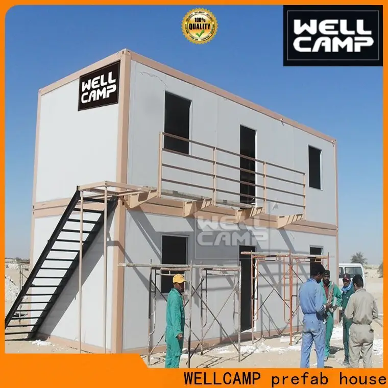 WELLCAMP, WELLCAMP prefab house, WELLCAMP container house steel container houses supplier for renting 1