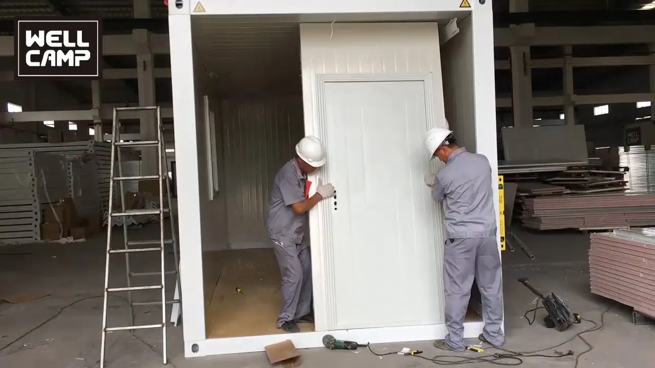 WELLCAMP, WELLCAMP prefab house, WELLCAMP container house small container homes with walkway online 10