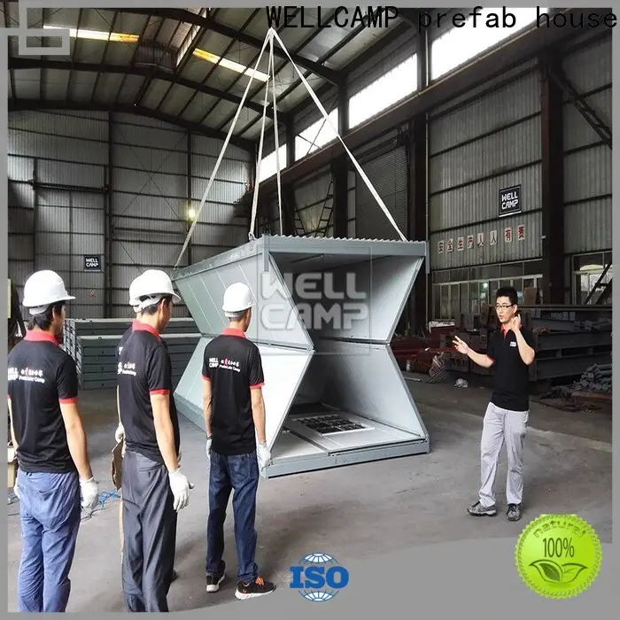 WELLCAMP, WELLCAMP prefab house, WELLCAMP container house panel folding container house supplier for sale 1