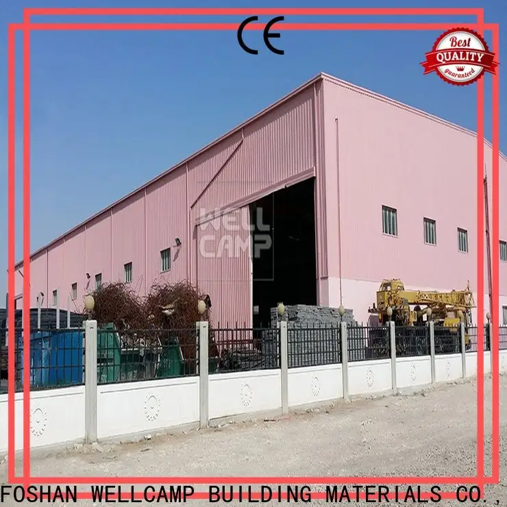 WELLCAMP, WELLCAMP prefab house, WELLCAMP container house large steel workshop manufacturer 1
