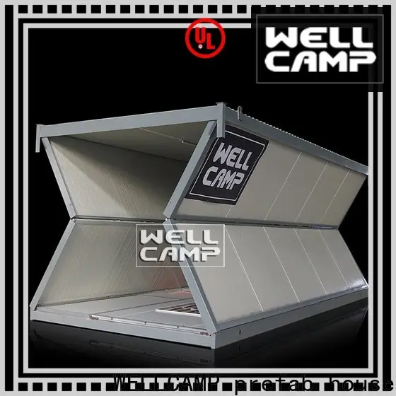 WELLCAMP, WELLCAMP prefab house, WELLCAMP container house sandwich custom container homes manufacturer for outdoor builder 1