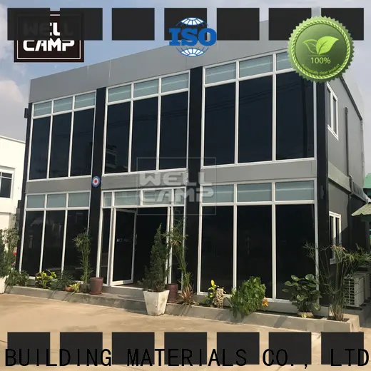 WELLCAMP, WELLCAMP prefab house, WELLCAMP container house two floor homes made from shipping containers in garden 1