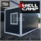 WELLCAMP, WELLCAMP prefab house, WELLCAMP container house two glass best shipping container homes apartment wholesale 1