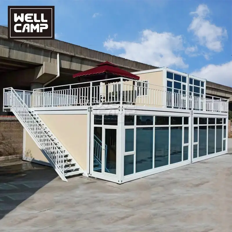 WELLCAMP, WELLCAMP prefab house, WELLCAMP container house sea can homes in garden for resort 2