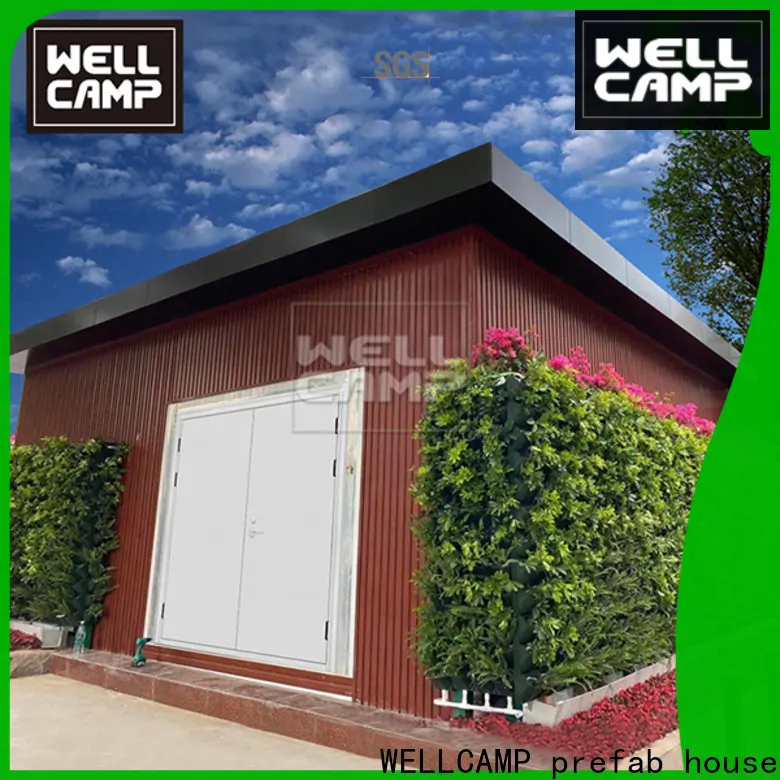 WELLCAMP, WELLCAMP prefab house, WELLCAMP container house modern container homes in garden for resort 1