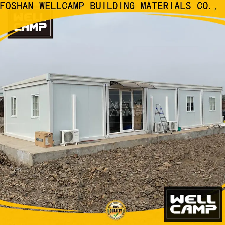 WELLCAMP, WELLCAMP prefab house, WELLCAMP container house small container homes with walkway online 1