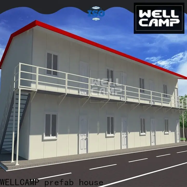 WELLCAMP, WELLCAMP prefab house, WELLCAMP container house T prefabricated House refugee house for office 1
