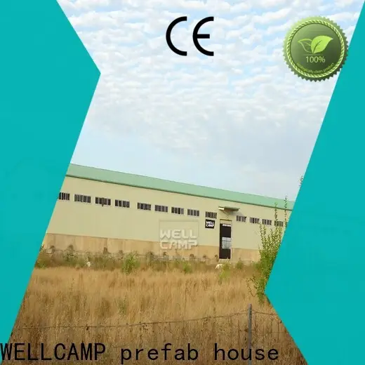 WELLCAMP, WELLCAMP prefab house, WELLCAMP container house widely prefabricated warehouse with brick wall for warehouse 1