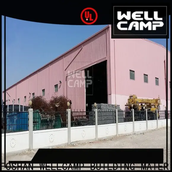 WELLCAMP, WELLCAMP prefab house, WELLCAMP container house frame steel workshop supplier for chicken shed 1