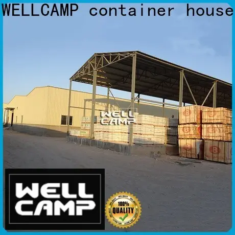 WELLCAMP, WELLCAMP prefab house, WELLCAMP container house steel workshop with brick wall for warehouse 1