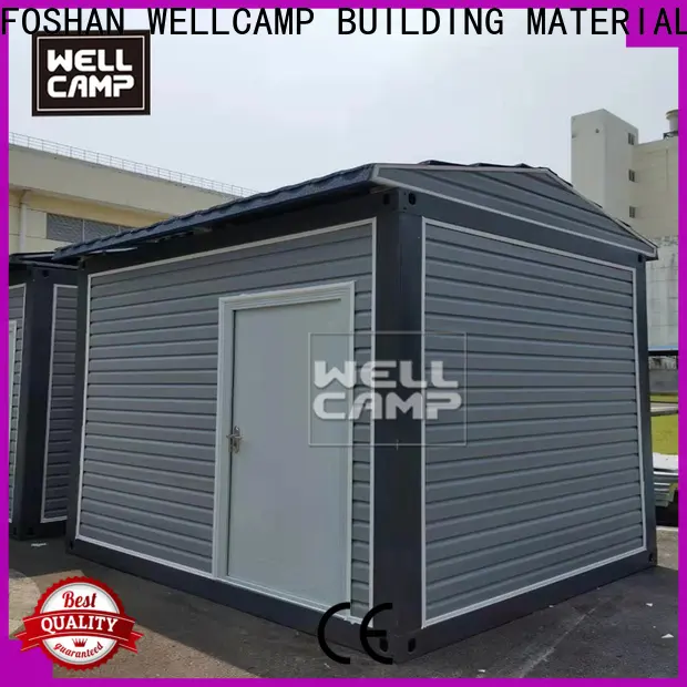 modern flat pack container house with walkway wholesale 1