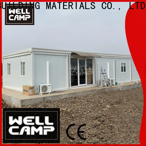 roof flat pack container house with walkway online 1