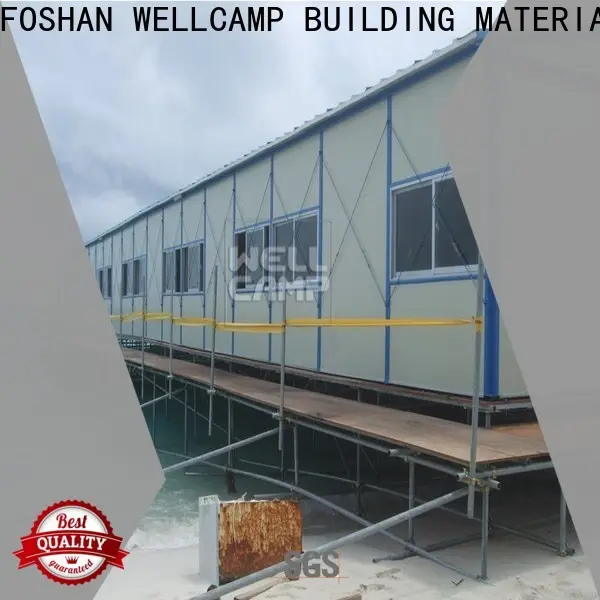 WELLCAMP, WELLCAMP prefab house, WELLCAMP container house sandwich prefab houses for sale on seaside for hospital 1