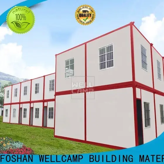 WELLCAMP, WELLCAMP prefab house, WELLCAMP container house pack container house builders supplier for renting 1