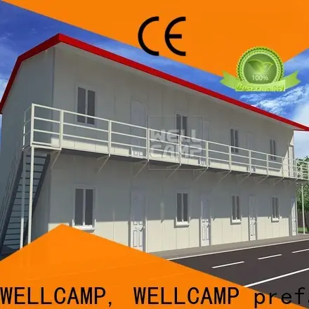 WELLCAMP, WELLCAMP prefab house, WELLCAMP container house customized T prefabricated House refugee house for dormitory 1