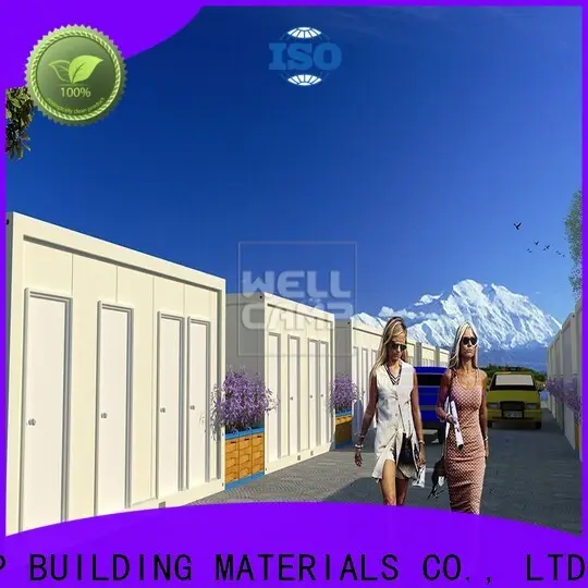 WELLCAMP, WELLCAMP prefab house, WELLCAMP container house pack detachable container house online for office 1