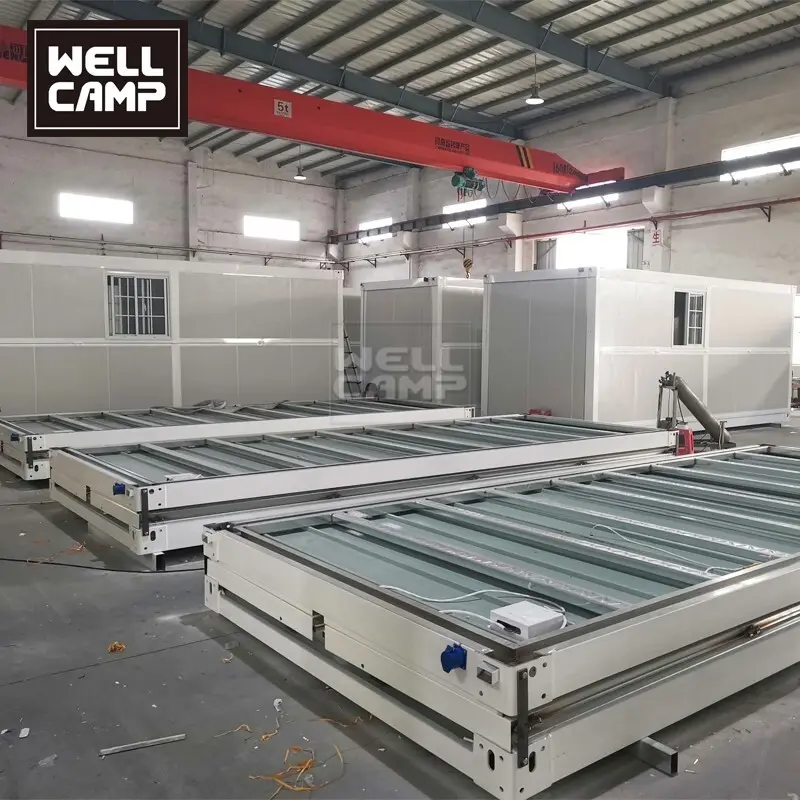 WELLCAMP, WELLCAMP prefab house, WELLCAMP container house temporary folding container house classroom for accommodation worker 7