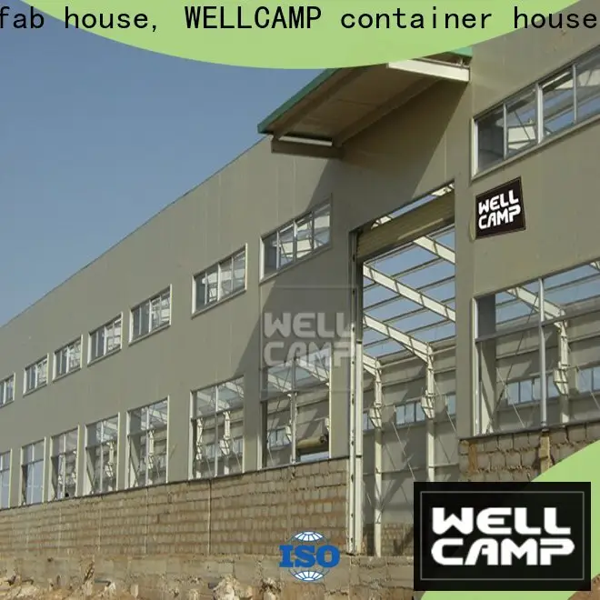 WELLCAMP, WELLCAMP prefab house, WELLCAMP container house large steel warehouse low cost 1