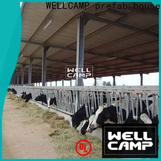WELLCAMP, WELLCAMP prefab house, WELLCAMP container house steel sheds manufacturer for cow shed 1