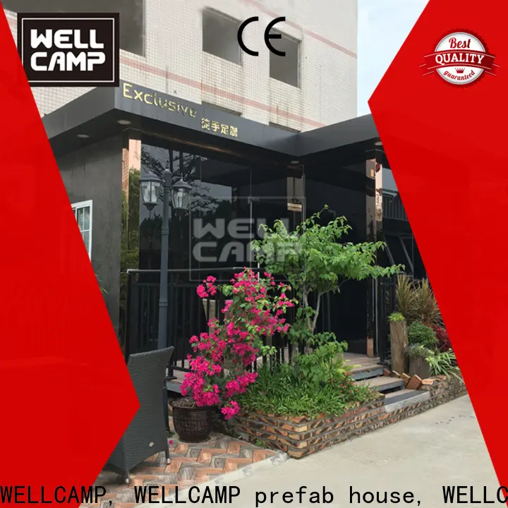 WELLCAMP, WELLCAMP prefab house, WELLCAMP container house shipping crate homes in garden for hotel1 1