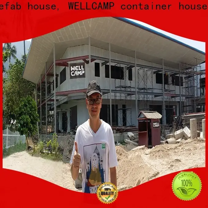 WELLCAMP, WELLCAMP prefab house, WELLCAMP container house strong concrete modular house wholesale for restaurant1 1