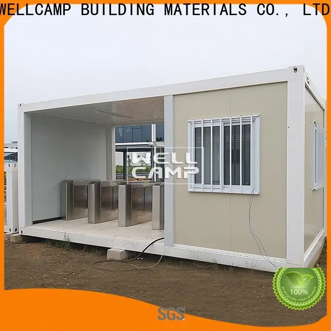 WELLCAMP, WELLCAMP prefab house, WELLCAMP container house two glass shipping container house floor plans manufacturer for office 1