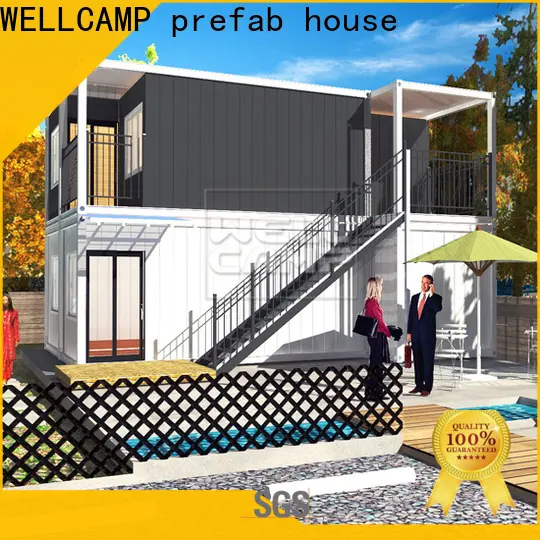 WELLCAMP, WELLCAMP prefab house, WELLCAMP container house premade shipping crate homes in garden for resort 1