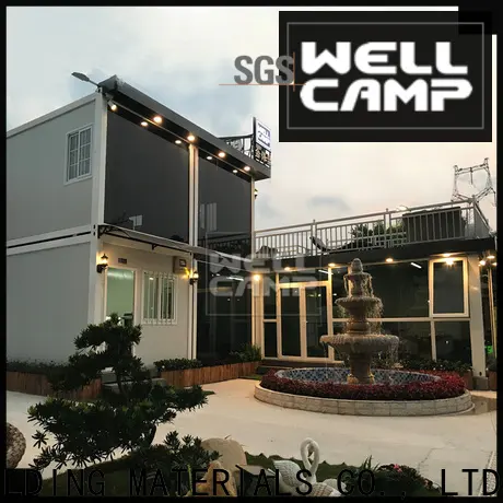 WELLCAMP, WELLCAMP prefab house, WELLCAMP container house homes made from shipping containers in garden for hotel2 1