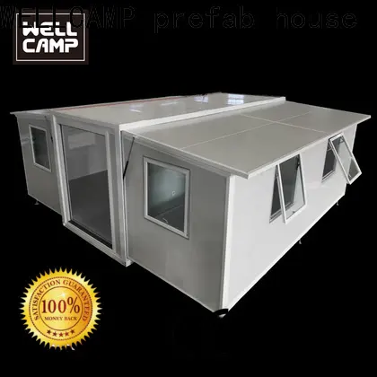 WELLCAMP, WELLCAMP prefab house, WELLCAMP container house fast install expandable container house with two bedroom for dormitory 1