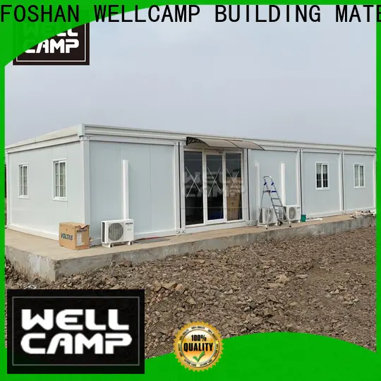 WELLCAMP, WELLCAMP prefab house, WELLCAMP container house crate homes with walkway for office 1