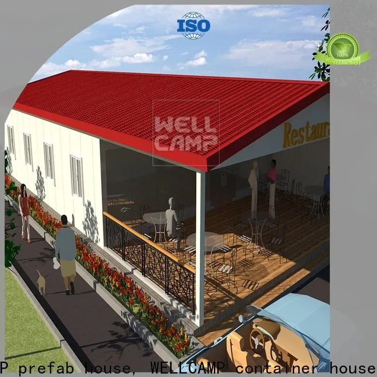 WELLCAMP, WELLCAMP prefab house, WELLCAMP container house modular steel villa house online for restaurant 1