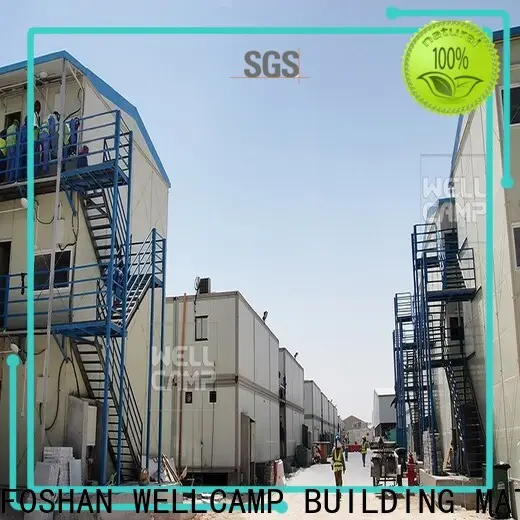 WELLCAMP, WELLCAMP prefab house, WELLCAMP container house prefab house kits on seaside for office1 1