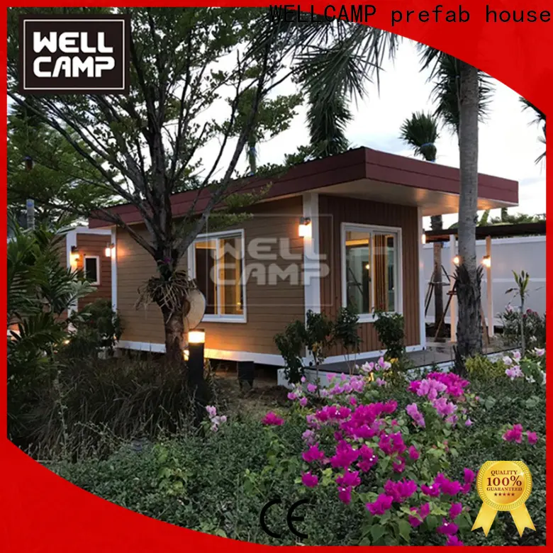 WELLCAMP, WELLCAMP prefab house, WELLCAMP container house homes made from shipping containers in garden for resort 1