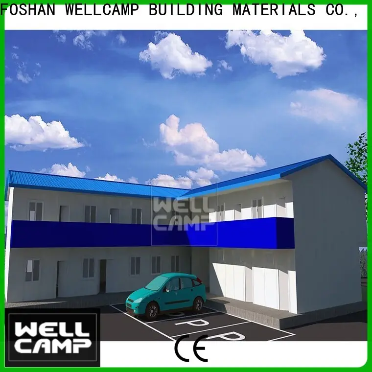 WELLCAMP, WELLCAMP prefab house, WELLCAMP container house three storey prefab house kits classroom for dormitory 1