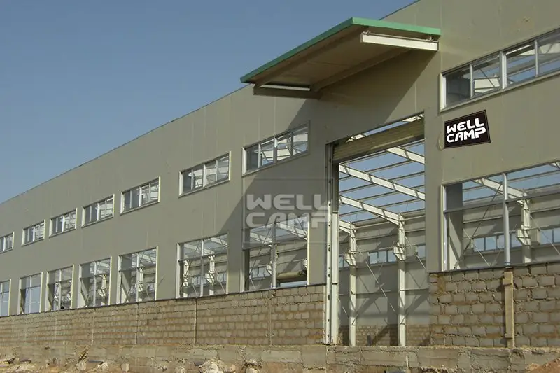 WELLCAMP, WELLCAMP prefab house, WELLCAMP container house panel steel workshop low cost for warehouse 1