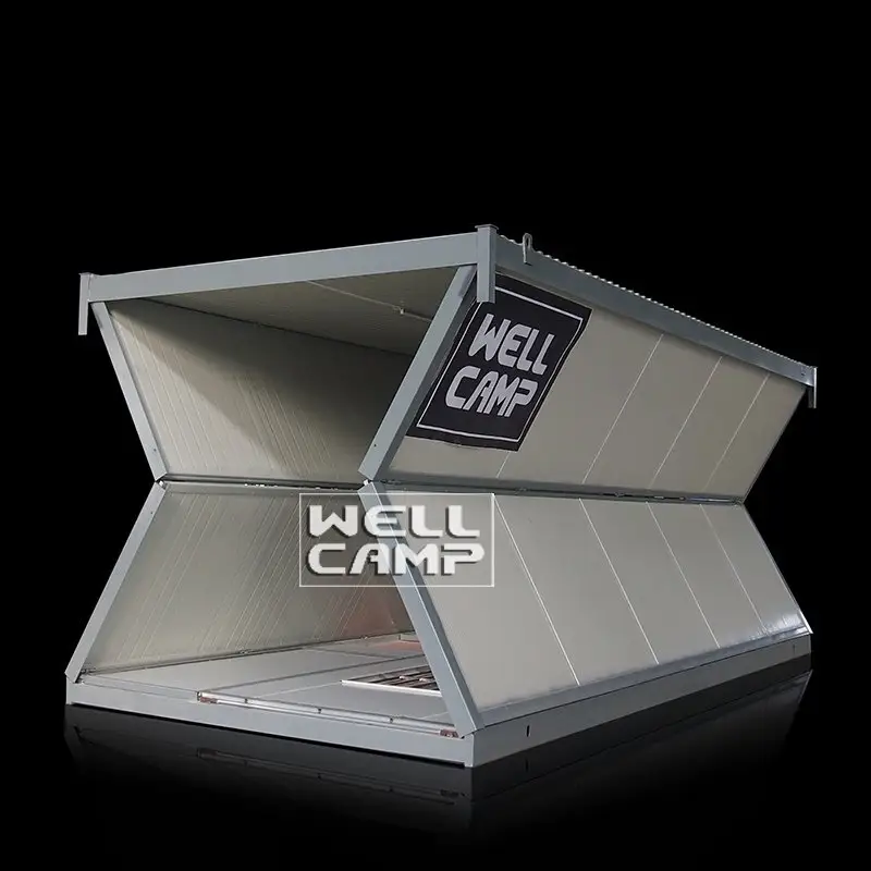 WELLCAMP, WELLCAMP prefab house, WELLCAMP container house Easy Move Folding Container House Low Cost Wellcamp F-8 Folding Container House image67