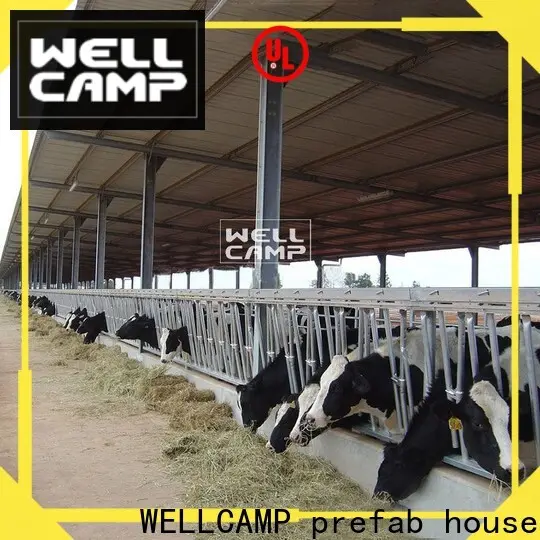 WELLCAMP, WELLCAMP prefab house, WELLCAMP container house panel steel shed fast install for cow shed 1