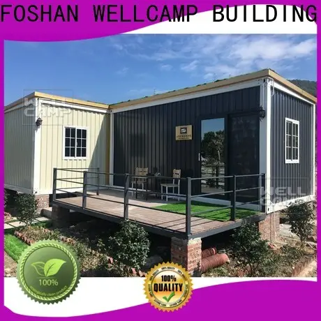 WELLCAMP, WELLCAMP prefab house, WELLCAMP container house premade shipping container home designs wholesale for resort 1
