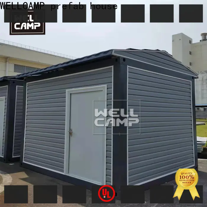 WELLCAMP, WELLCAMP prefab house, WELLCAMP container house two glass small container homes manufacturer wholesale 1