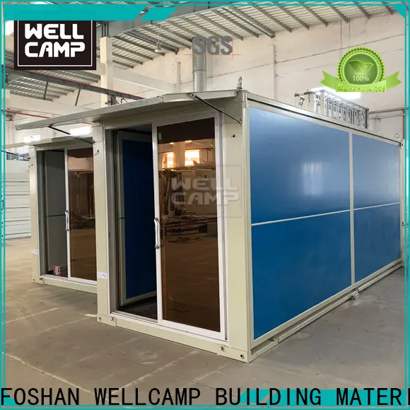 WELLCAMP, WELLCAMP prefab house, WELLCAMP container house standard container van house design with two bedroom for apartment 1