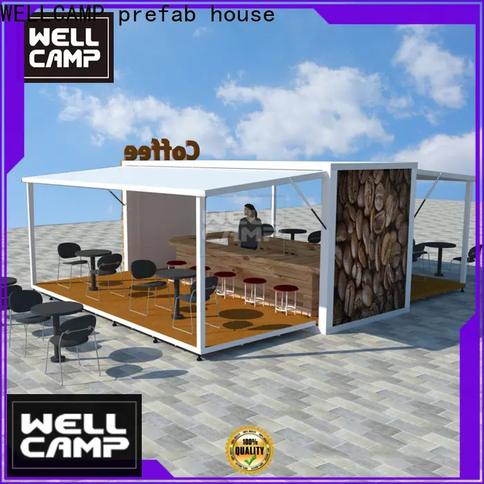 WELLCAMP, WELLCAMP prefab house, WELLCAMP container house fast install container van house design online for living 1