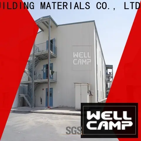 WELLCAMP, WELLCAMP prefab house, WELLCAMP container house two floor prefab shipping container homes refugee house for dormitory 1